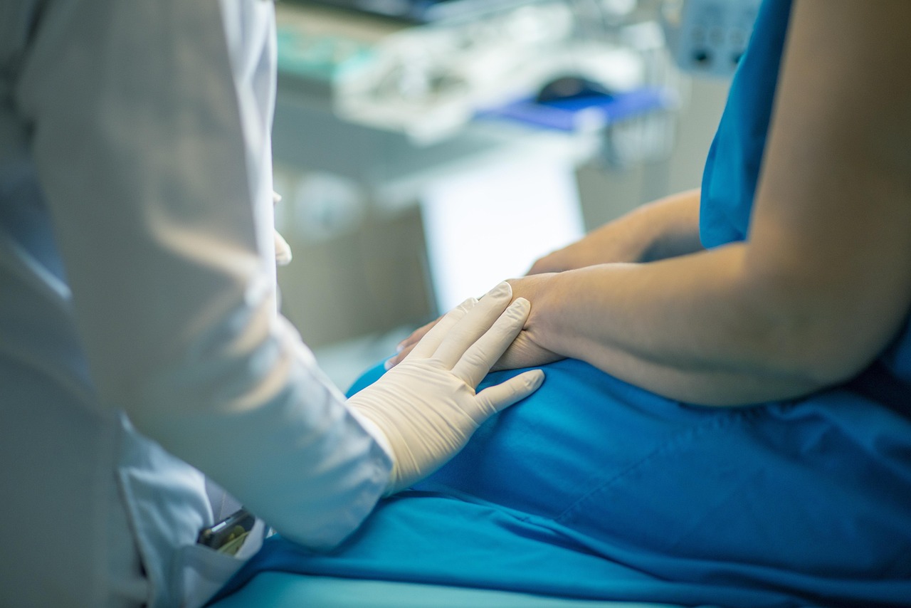 Compassionate doctor consulting patient for HIV PEP treatment